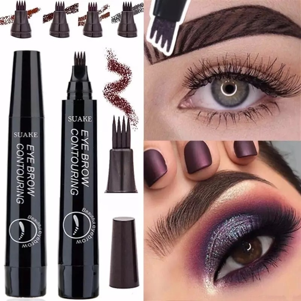 Eyebrow Liquid Pen Microblading liner makeup cosmetics beauty lining ink - Picture 2 of 11